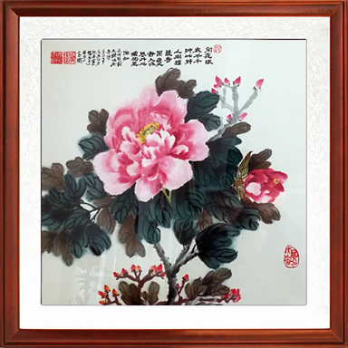 牡丹斗方